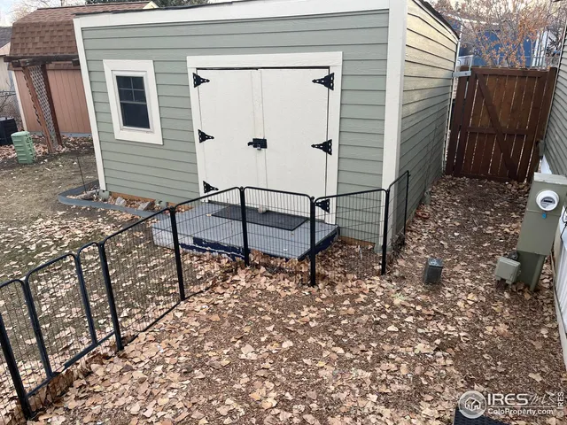 a view of front door