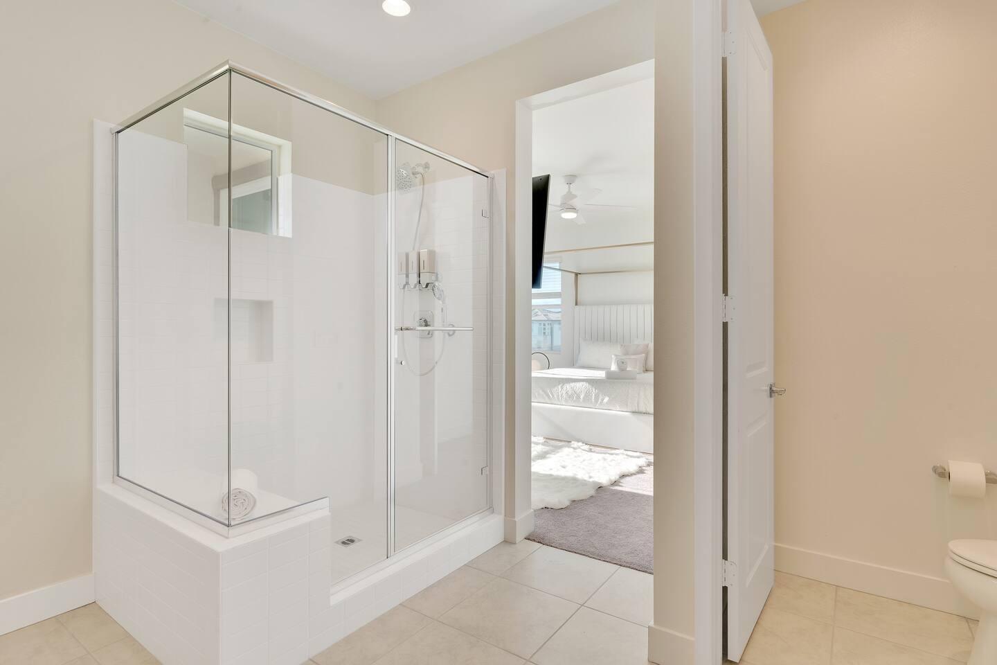 84635 Lago Brezza Drive Indio, CA 92203 - Photo 26 of 39 a bathroom with a shower and a toilet