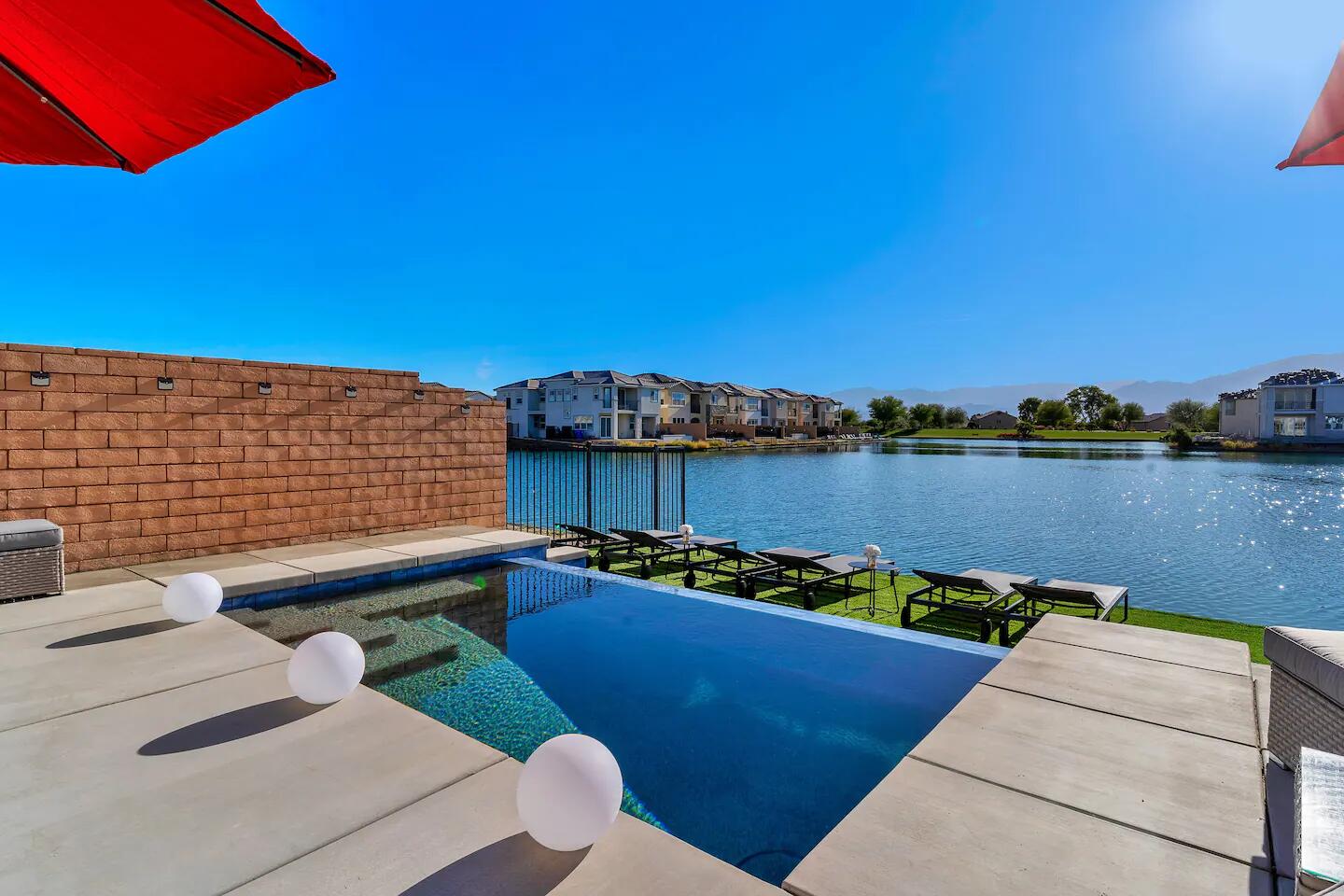 84635 Lago Brezza Drive Indio, CA 92203 - Photo 31 of 39 a view of a terrace with chairs