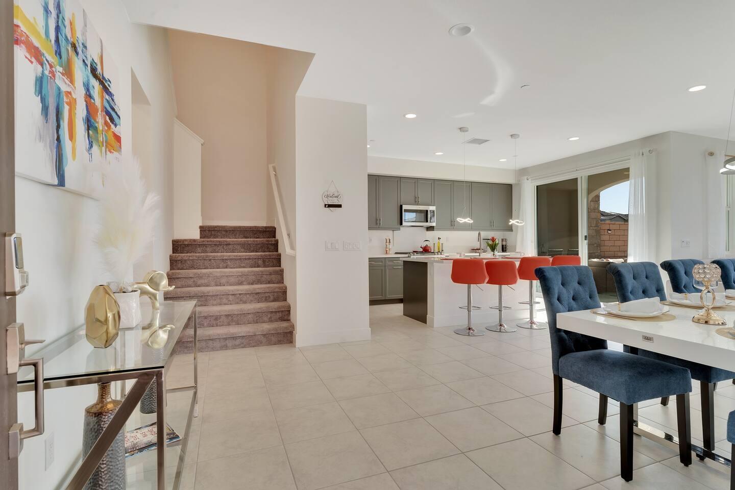 84635 Lago Brezza Drive Indio, CA 92203 - Photo 10 of 39 a living room with furniture and kitchen view