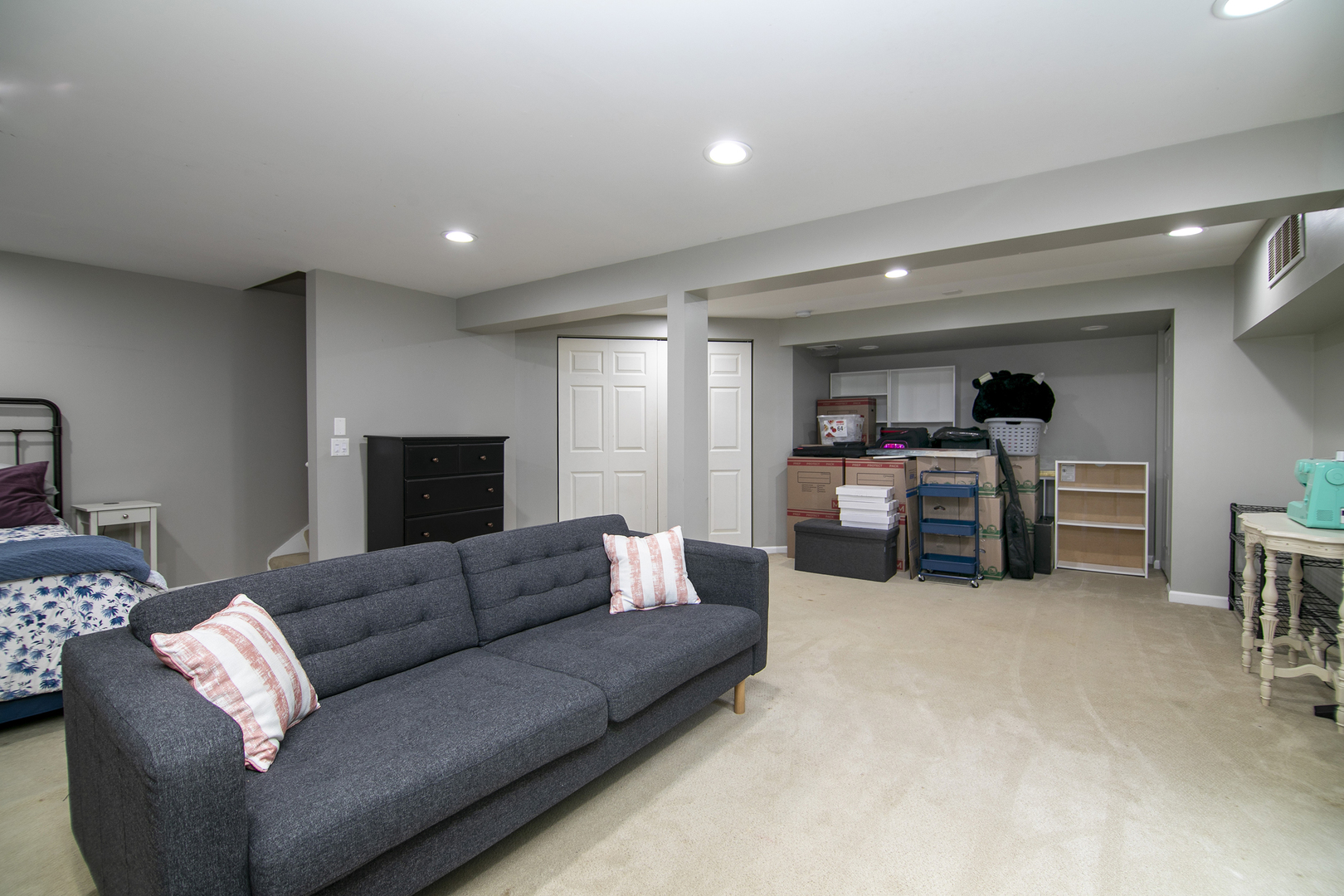 1675 Rosehall Lane Elgin, IL 60123 - Photo 35 of 49 a living room with furniture and kitchen view