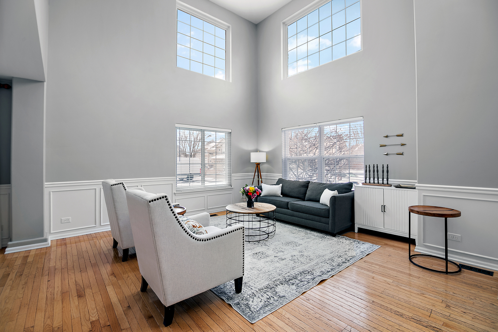 1675 Rosehall Lane Elgin, IL 60123 - Photo 10 of 49 a living room with furniture and wooden floor