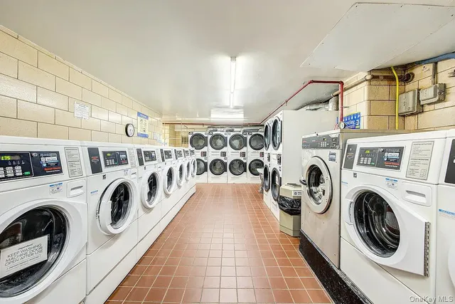 a room with gym equipment