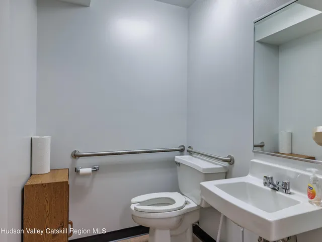 a bathroom with a sink and a toilet