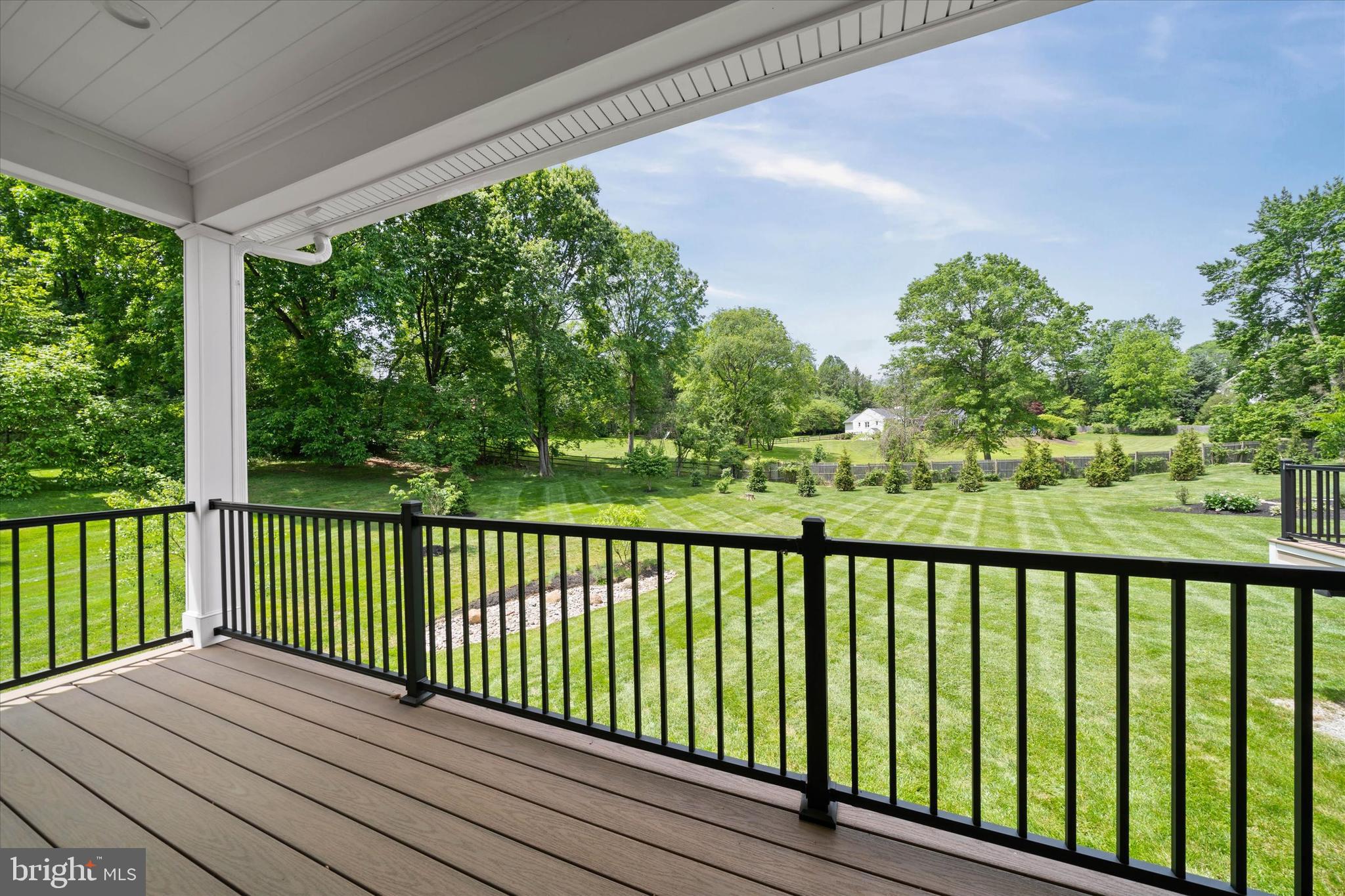 5 Raintree Road Chadds Ford, PA 19317 - Photo 26 of 58 a view of balcony with wooden floor