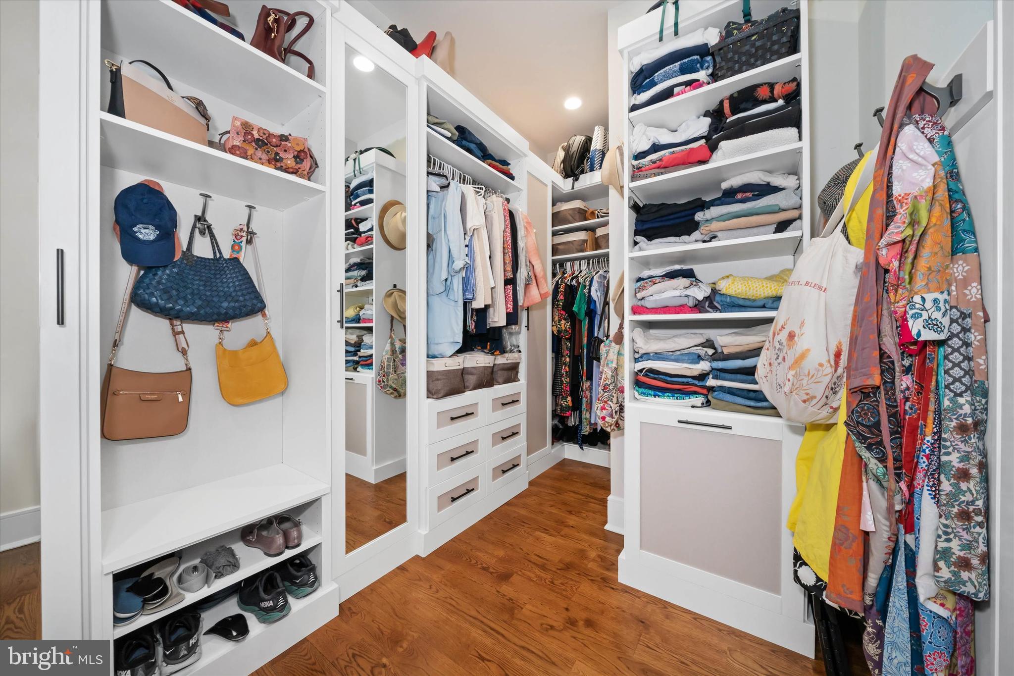 5 Raintree Road Chadds Ford, PA 19317 - Photo 44 of 58 a view of walk in closet with clothes and shoes
