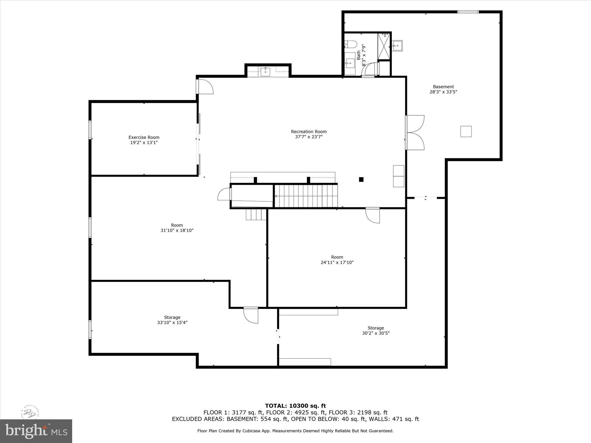 5 Raintree Road Chadds Ford, PA 19317 - Photo 45 of 58 Lower level basement plan
