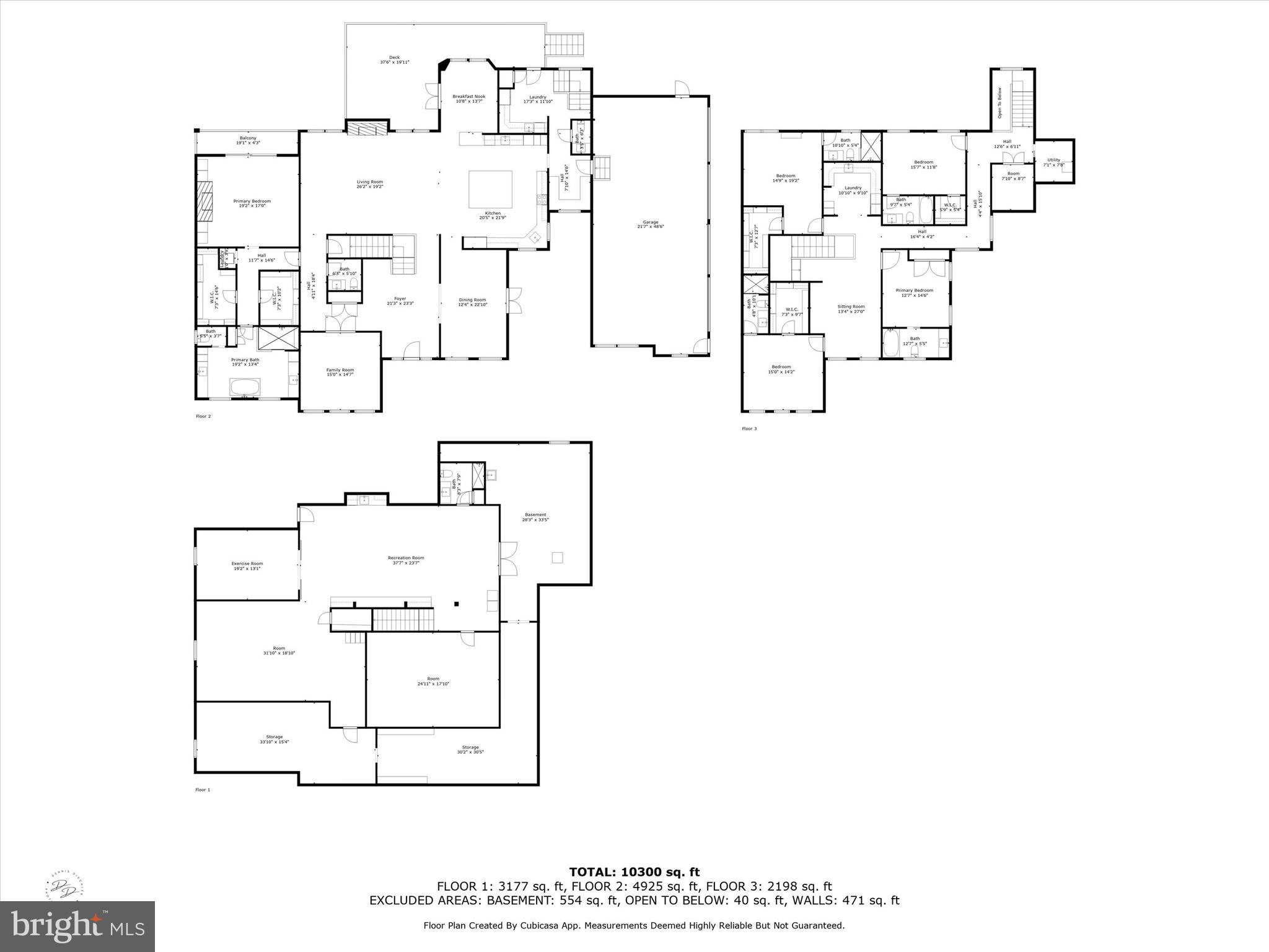 5 Raintree Road Chadds Ford, PA 19317 - Photo 46 of 58 All three floors plan