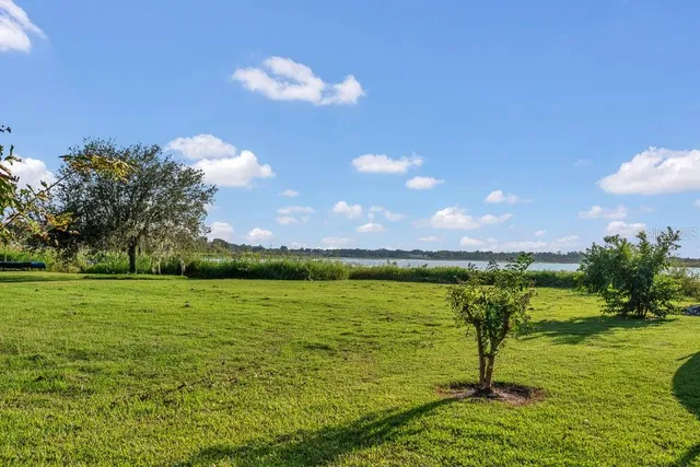 a view of an ocean and beach