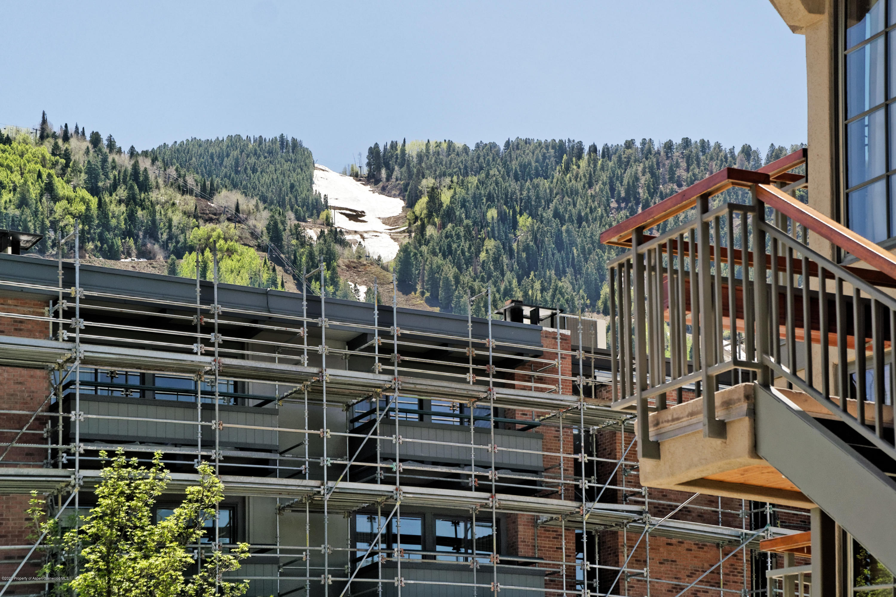 630 East Cooper Avenue, Unit 1 Aspen, CO 81611 - Photo 21 of 25 a view of a building from a balcony