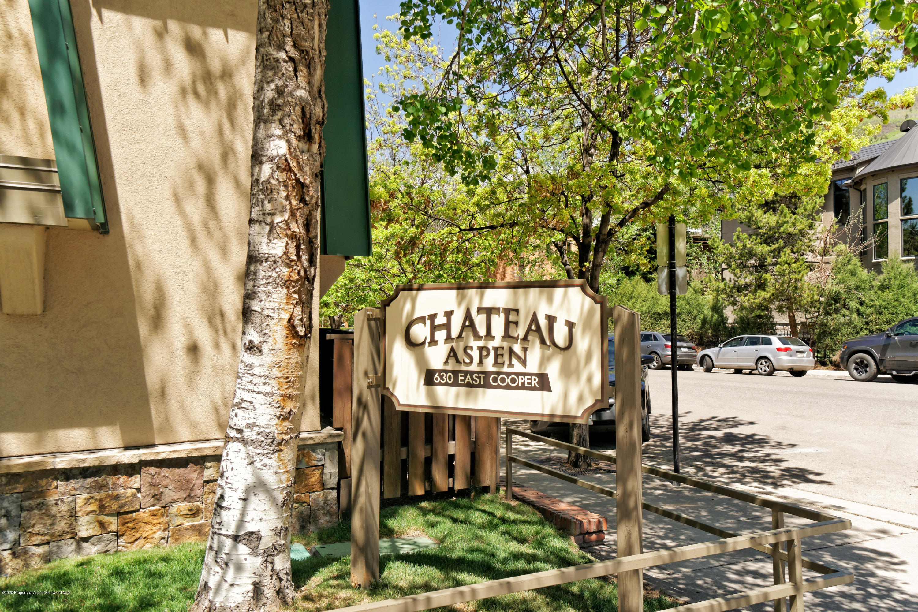 630 East Cooper Avenue, Unit 1 Aspen, CO 81611 - Photo 24 of 25 a sign on the side of a building