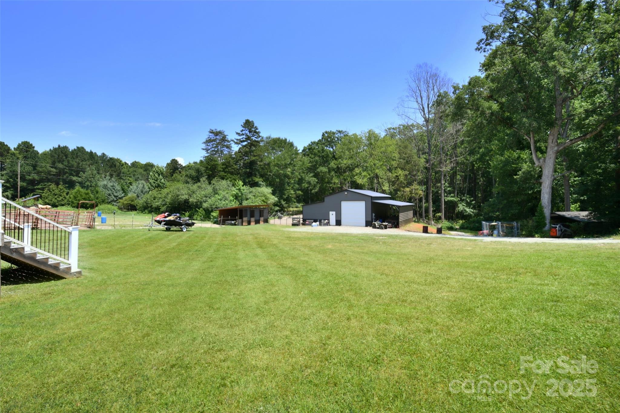 265 St Matthew Church Road Salisbury, NC 28146 - Photo 30 of 42 a view of a house with a backyard