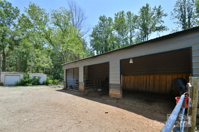 a view of a car garage
