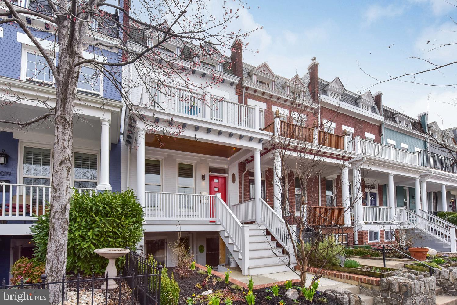 1017 7th Street Northeast Washington, DC 20002 - Photo 2 of 52 Front Porch with West Facing Deck Off Master Suite
