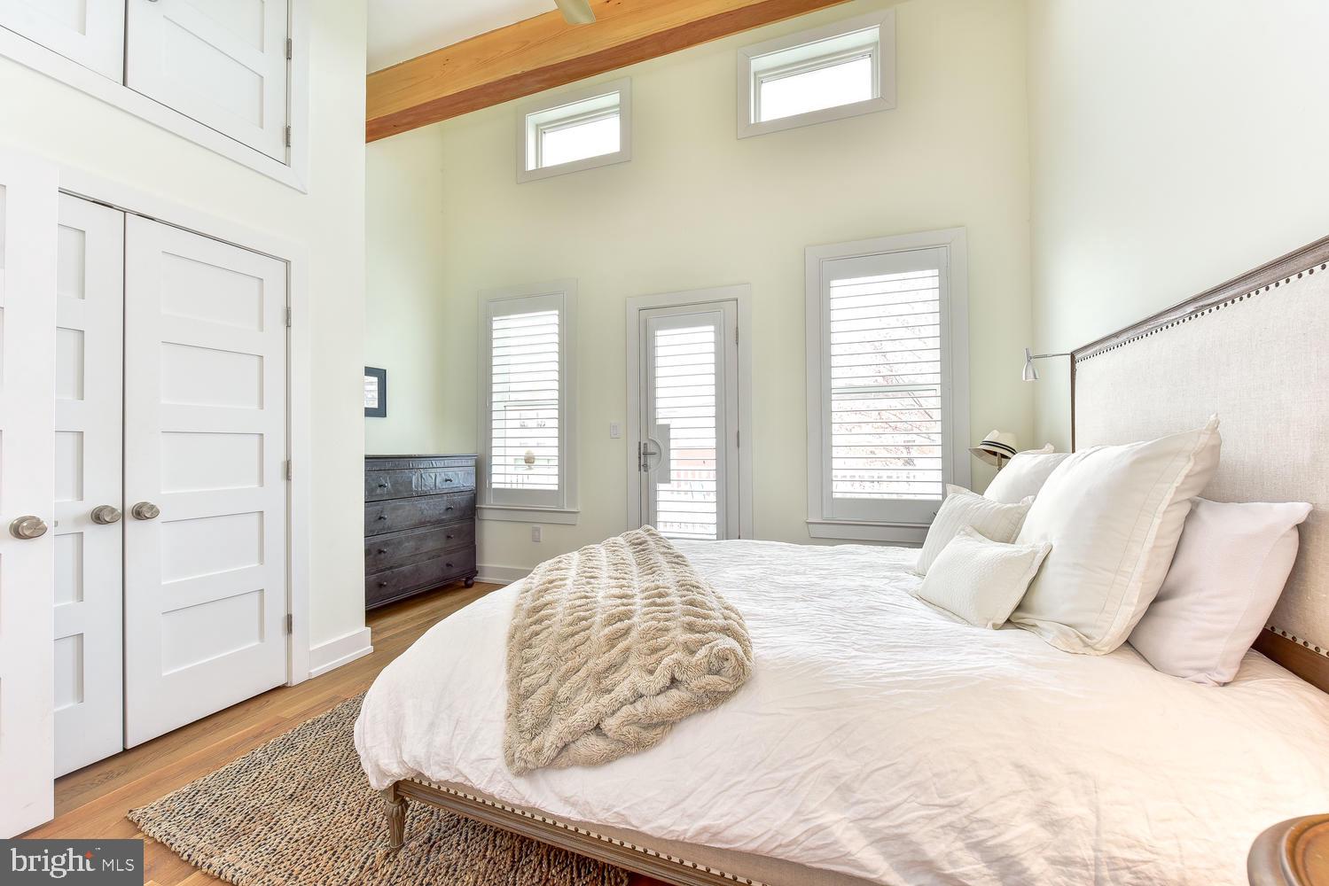 1017 7th Street Northeast Washington, DC 20002 - Photo 14 of 52 Master Suite with Vaulted Exposed Beam Ceiling