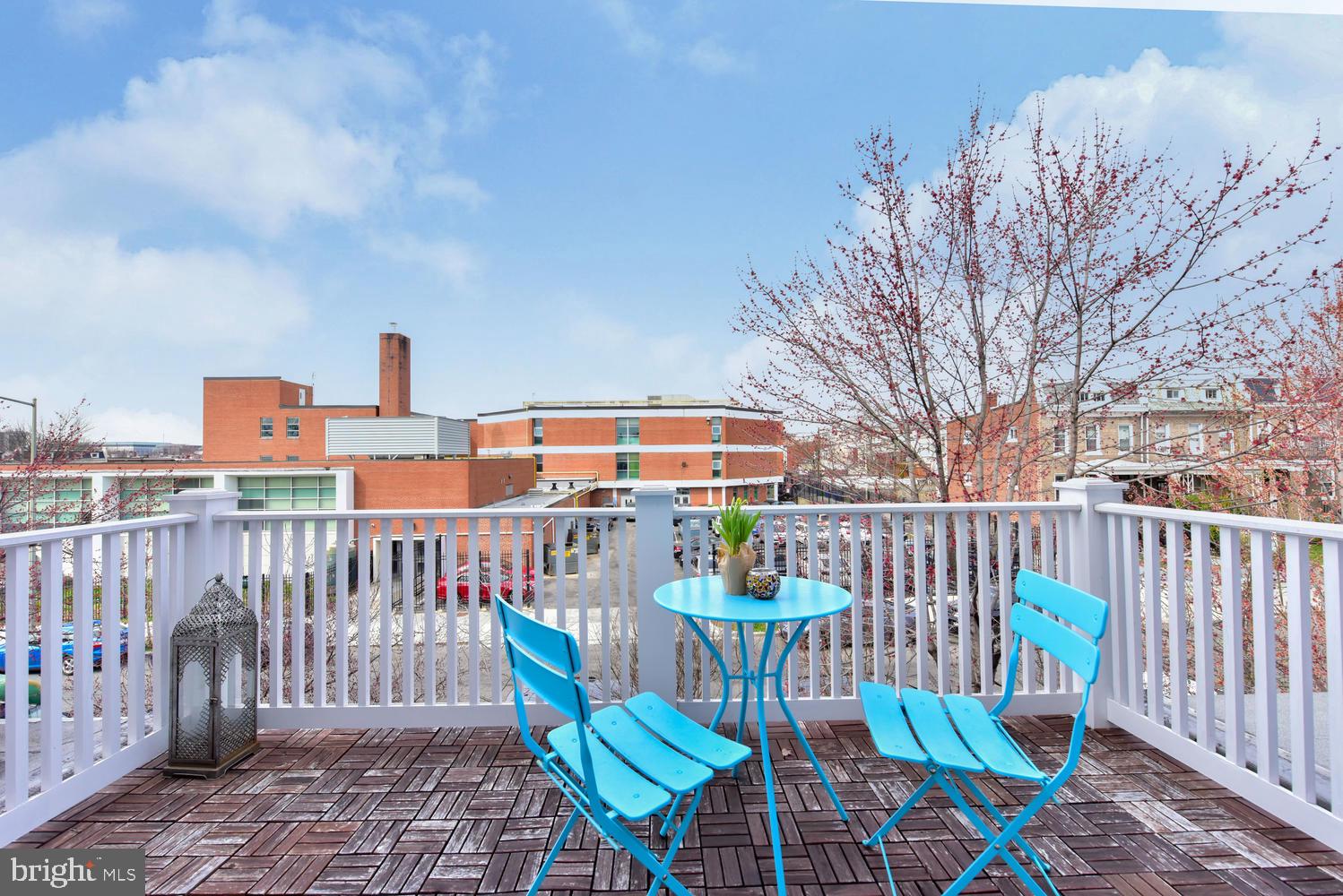 1017 7th Street Northeast Washington, DC 20002 - Photo 17 of 52 West Facing Deck off Master = Beautiful Sunsets