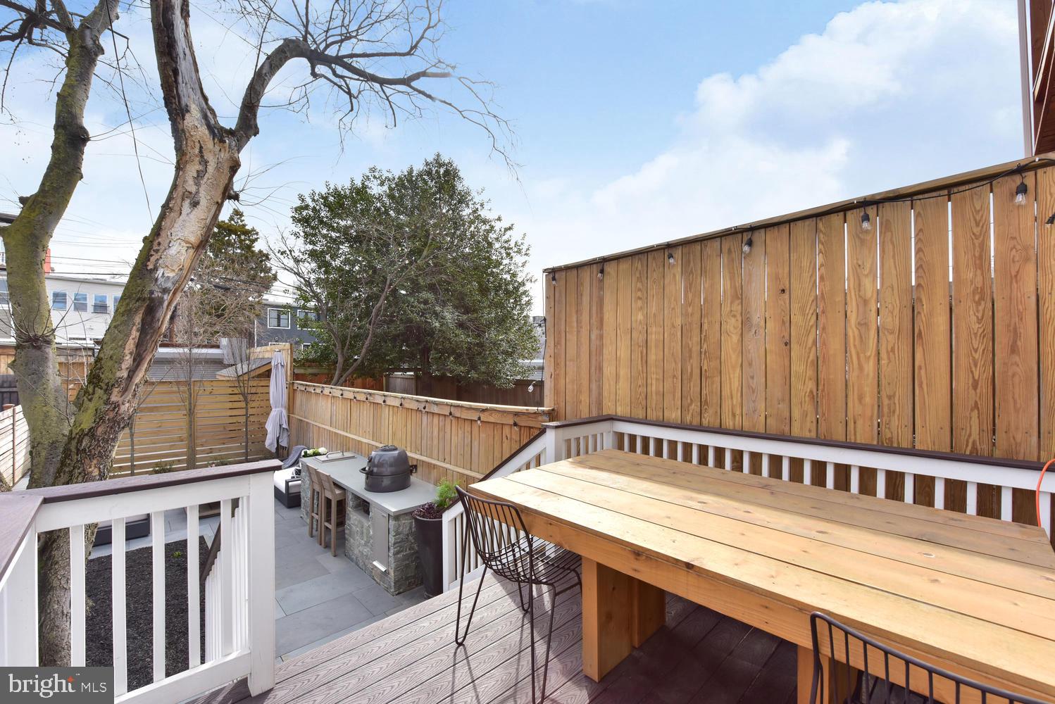 1017 7th Street Northeast Washington, DC 20002 - Photo 31 of 52 Composite Deck and Privacy Fencing