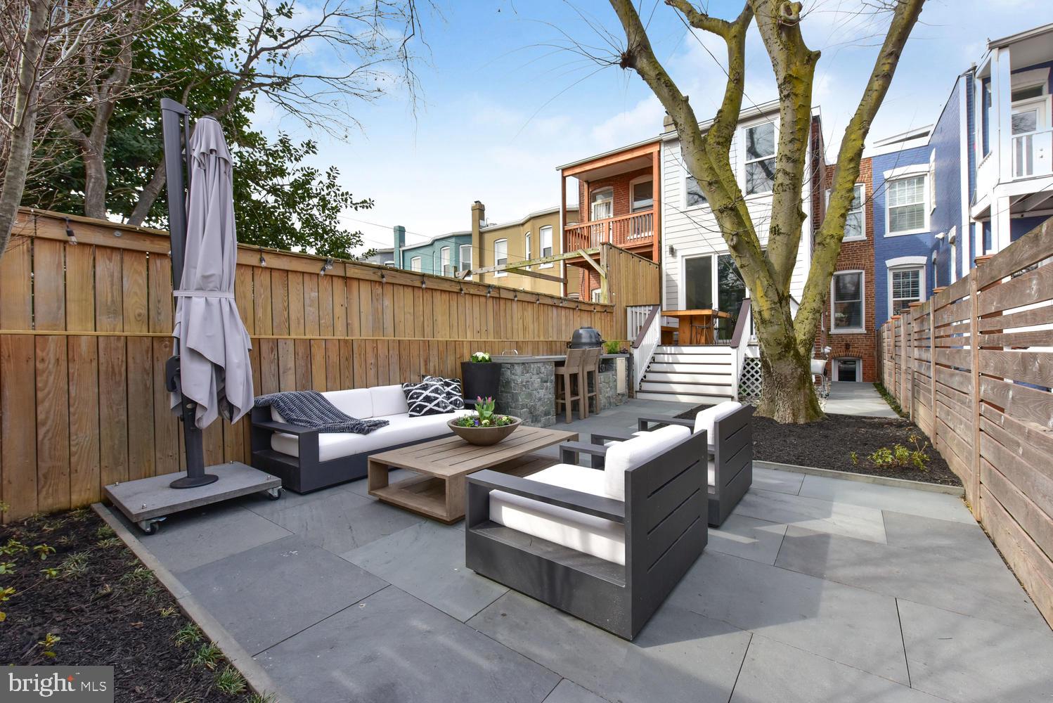 1017 7th Street Northeast Washington, DC 20002 - Photo 34 of 52 Outdoor Living to Relax or Entertain in Style