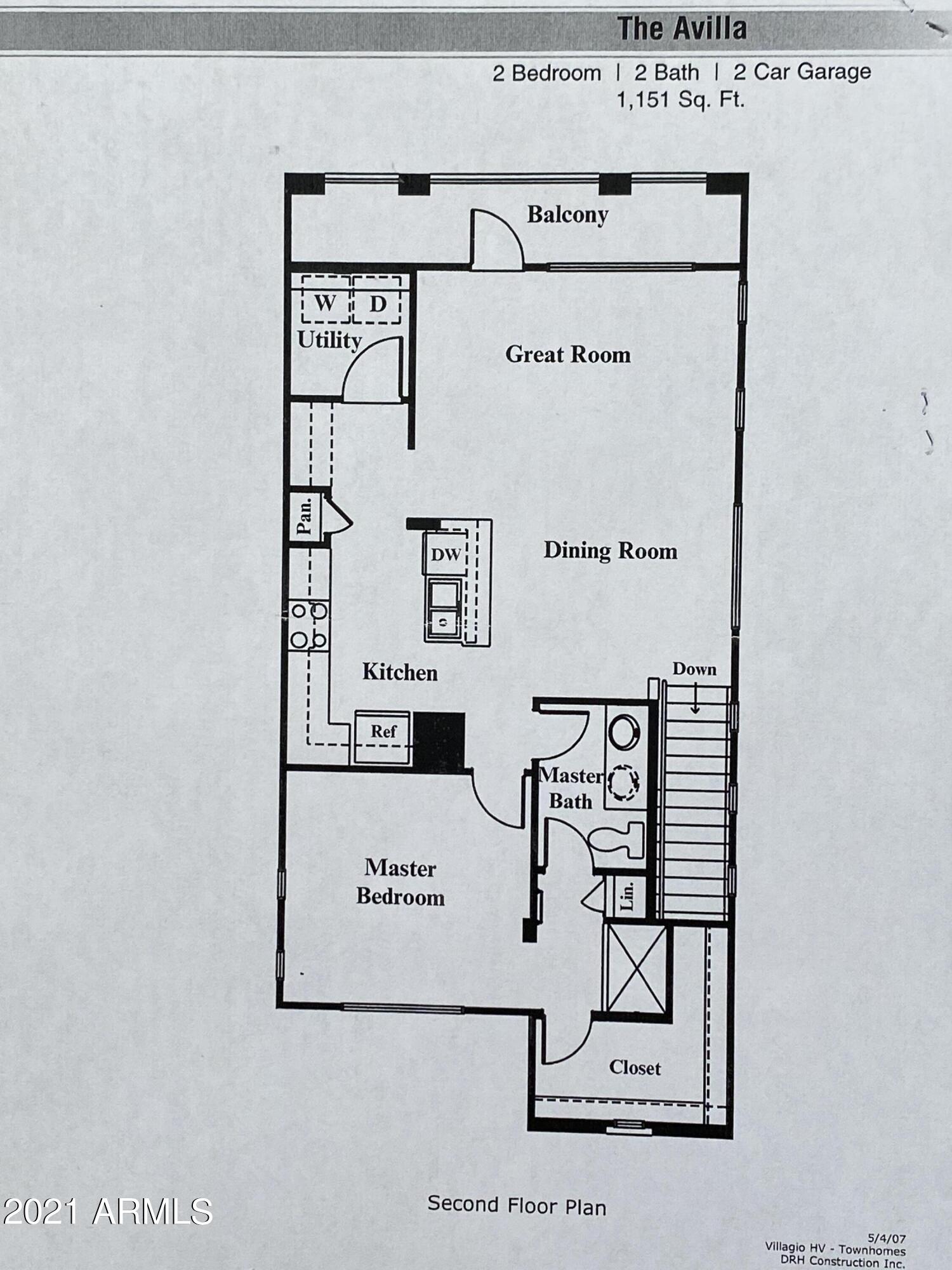 2150 West Alameda Road, Unit 1018 Phoenix, AZ 85085 - Photo 10 of 10 floor plan 2