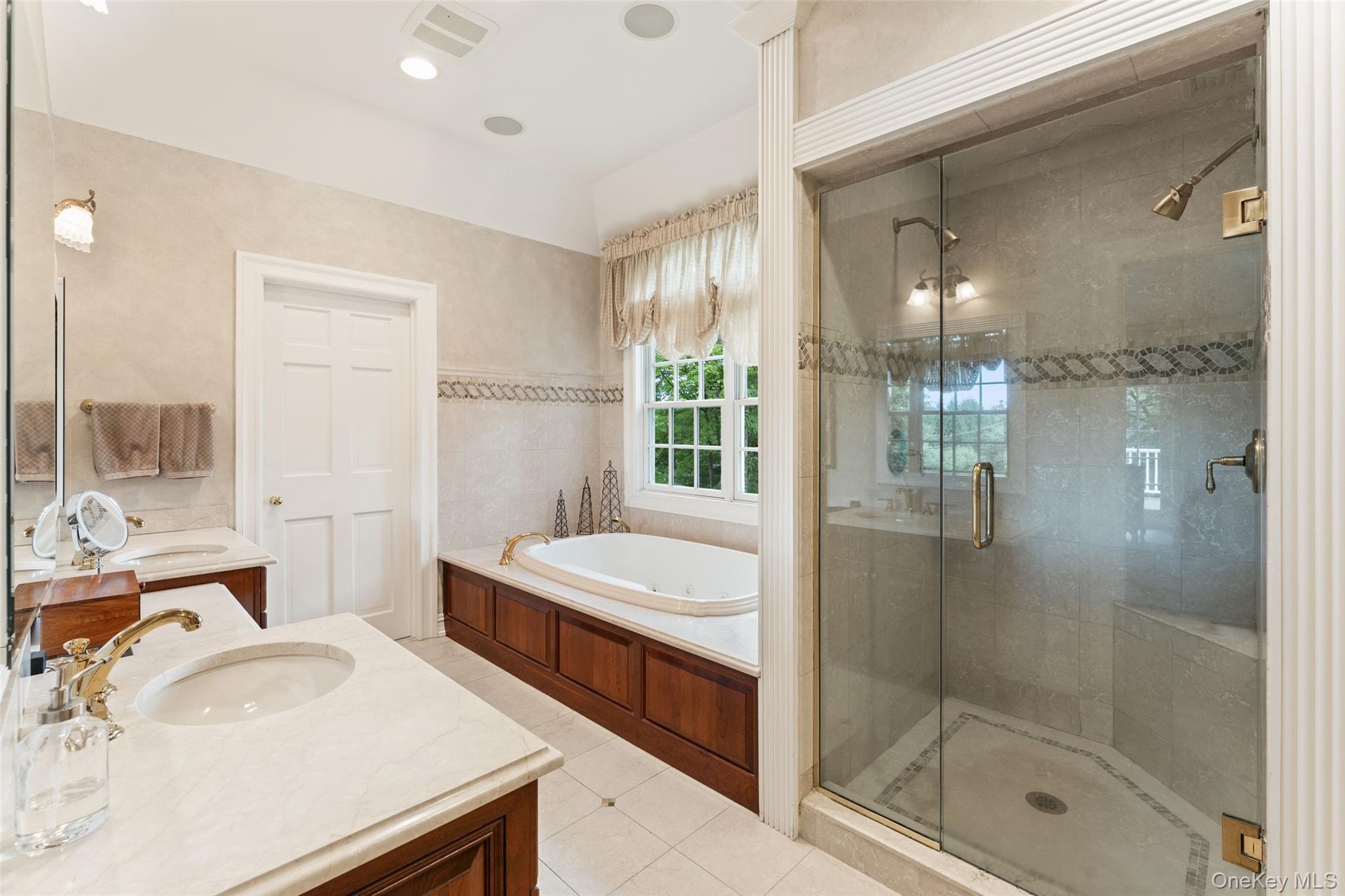 15 Sheldrake Road Scarsdale, NY 10583 - Photo 23 of 45 View of primary bath with stall shower and seperate water closet