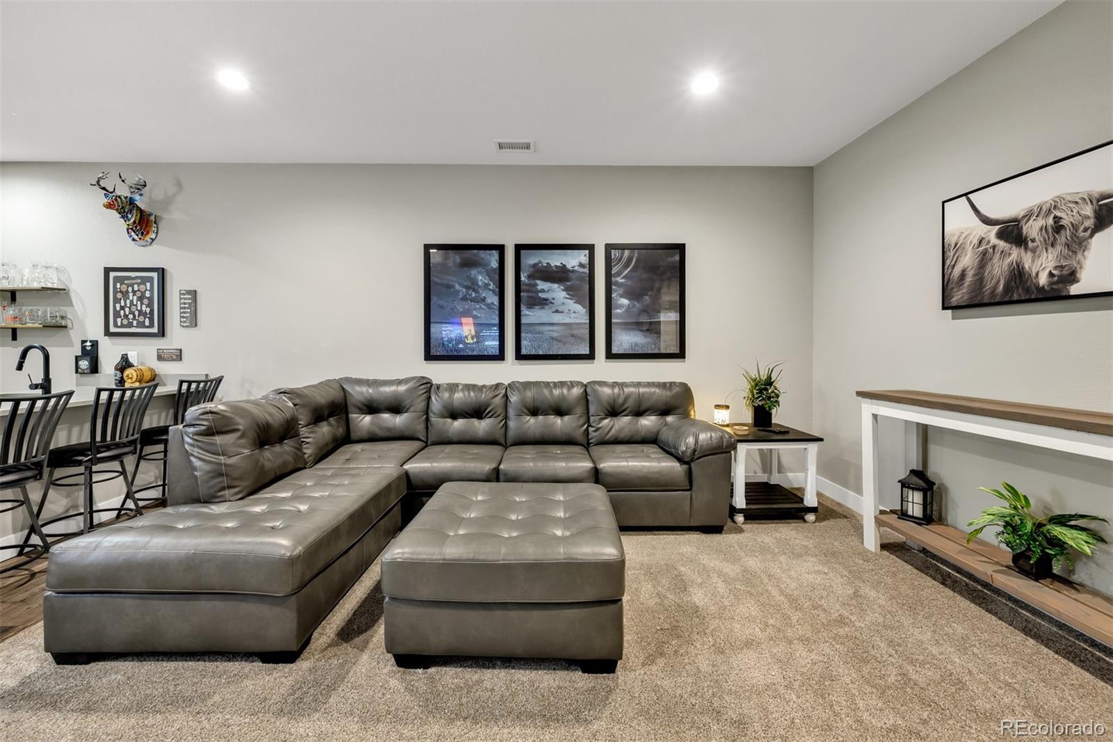1122 Johnson Street Wiggins, CO 80654 - Photo 32 of 37 a living room with furniture and a potted plant
