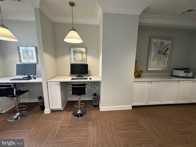 a view of a garden with patio