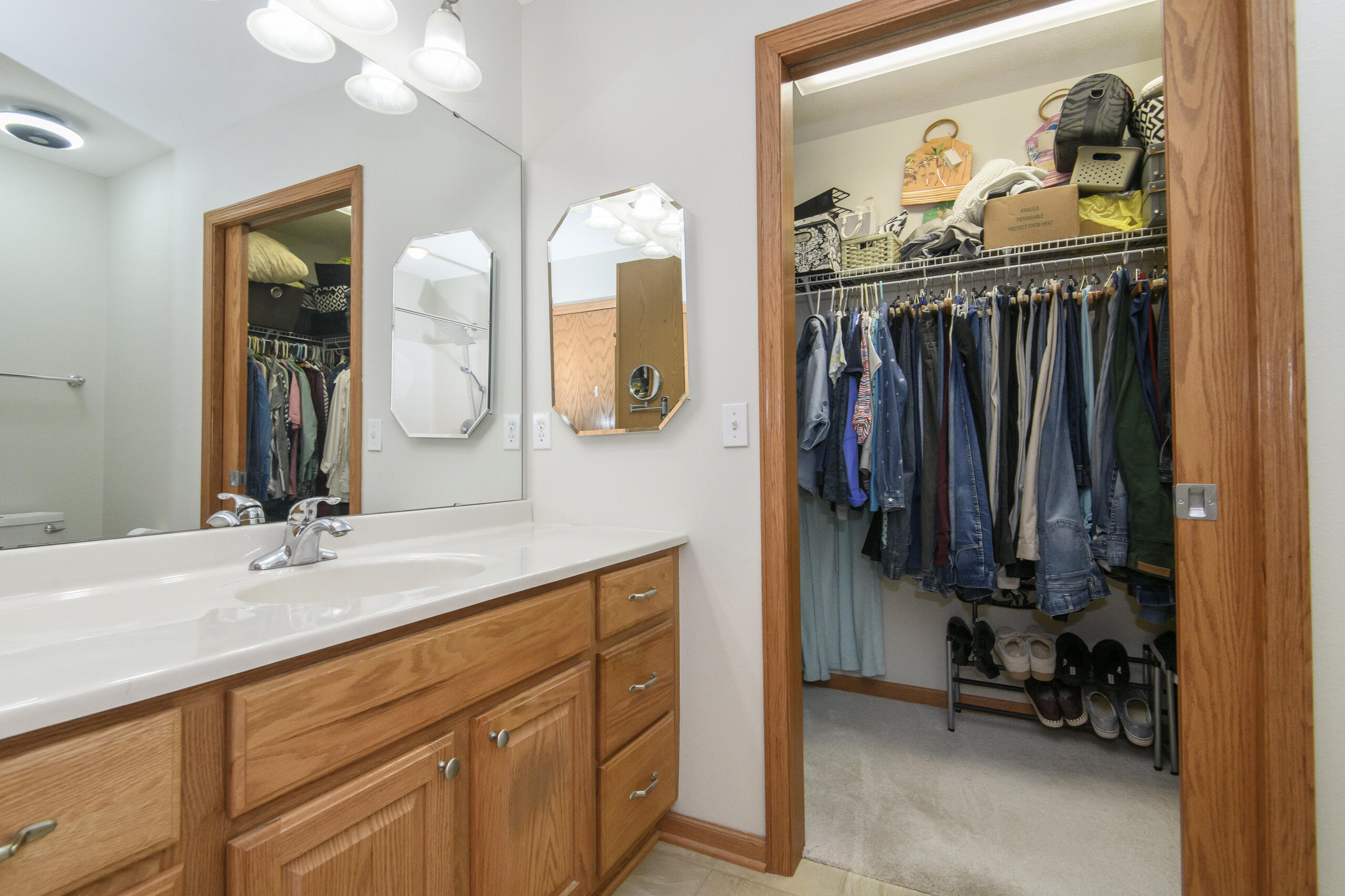 1610 Kyle Lane, Unit 28 Beloit, WI 53511 - Photo 17 of 35 Primary Bath and Closet