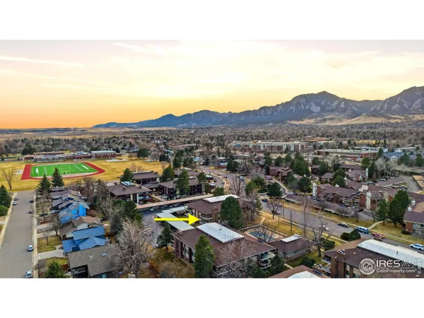 a view of city and mountain