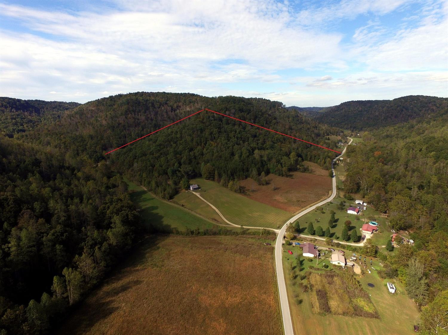 1675 Fitchburg Road Ravenna, KY 40472 - Photo 53 of 55 Property line on the right side of the f