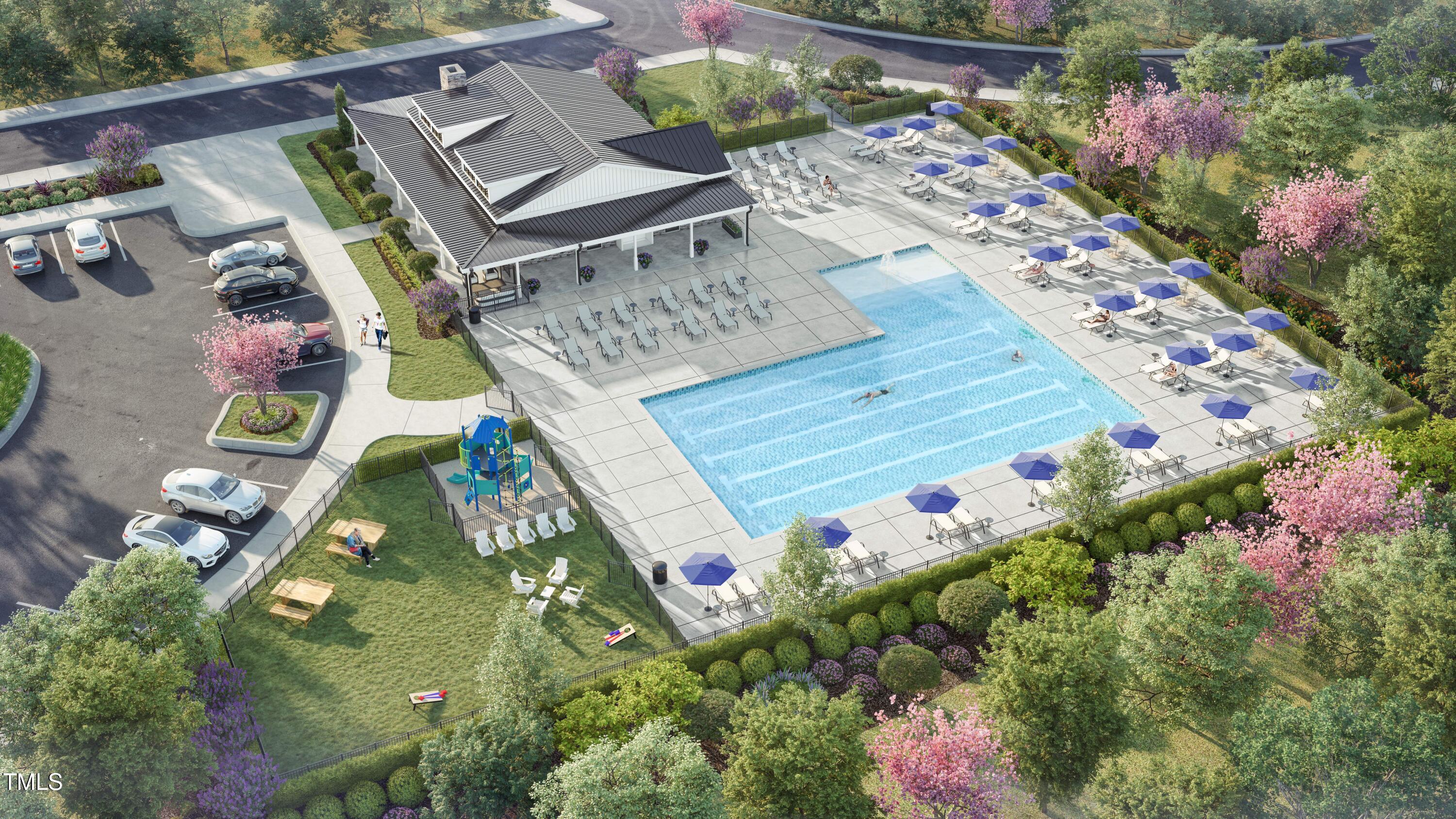 160 Siebold Street Garner, NC 27529 - Photo 40 of 40 Pool Rendering