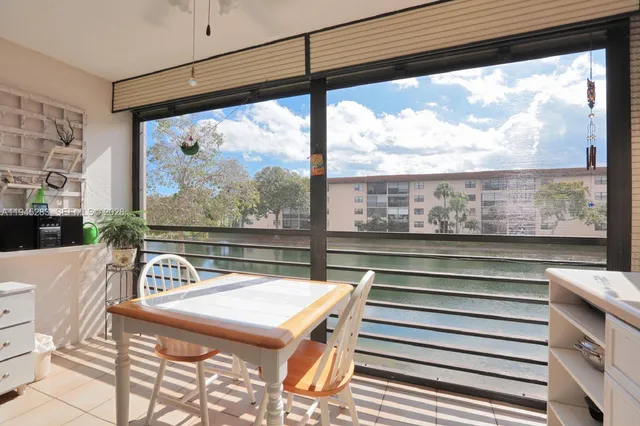 a view of a city from a balcony