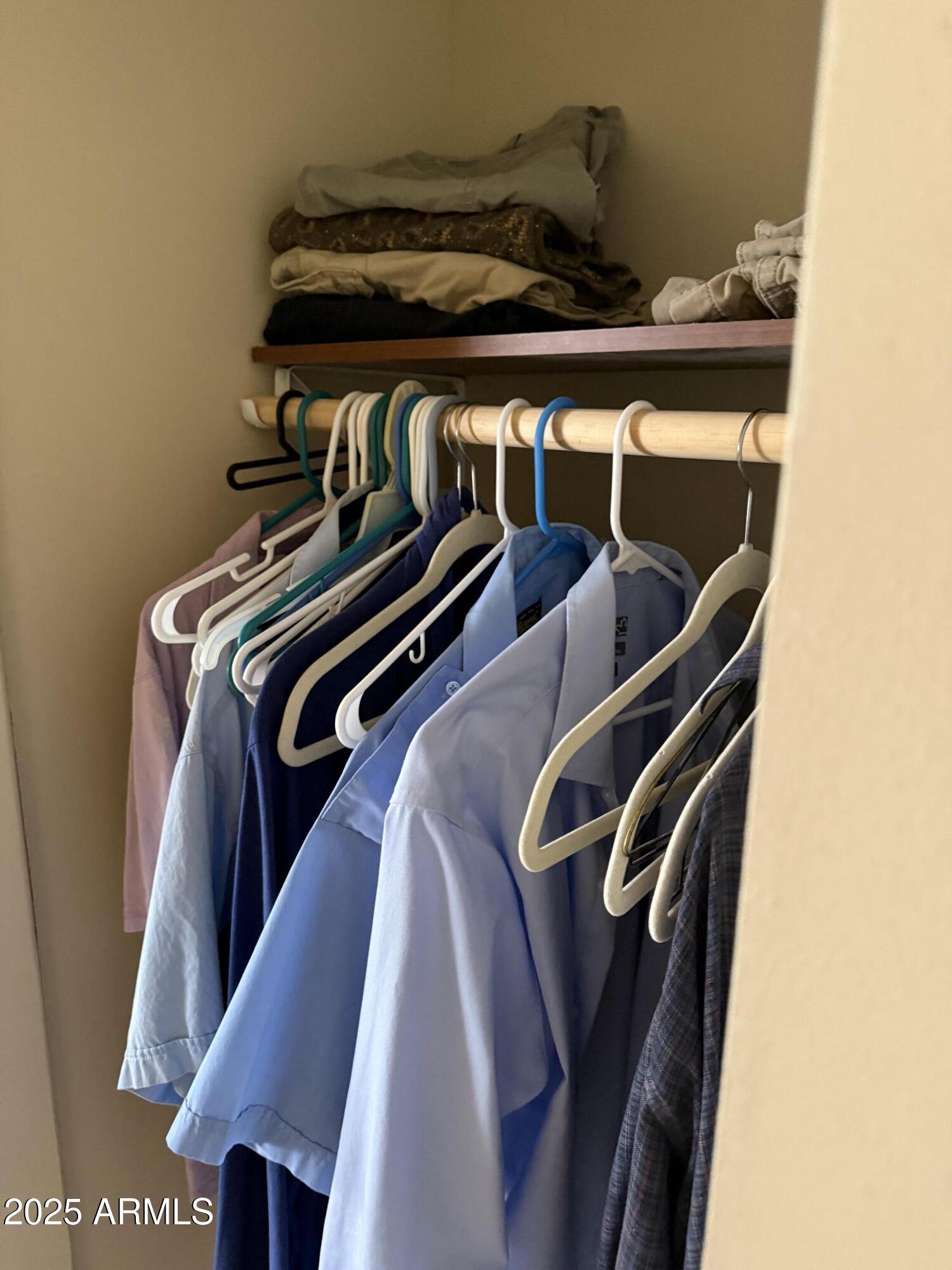 301 South Signal Butte Road, Unit FRNT Apache Junction, AZ 85120 - Photo 22 of 38 a view of walk in closet with clothes and shoes