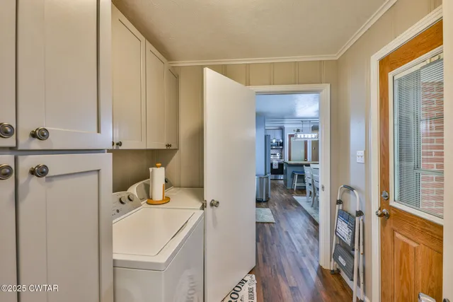 a view of storage and utility room in a house