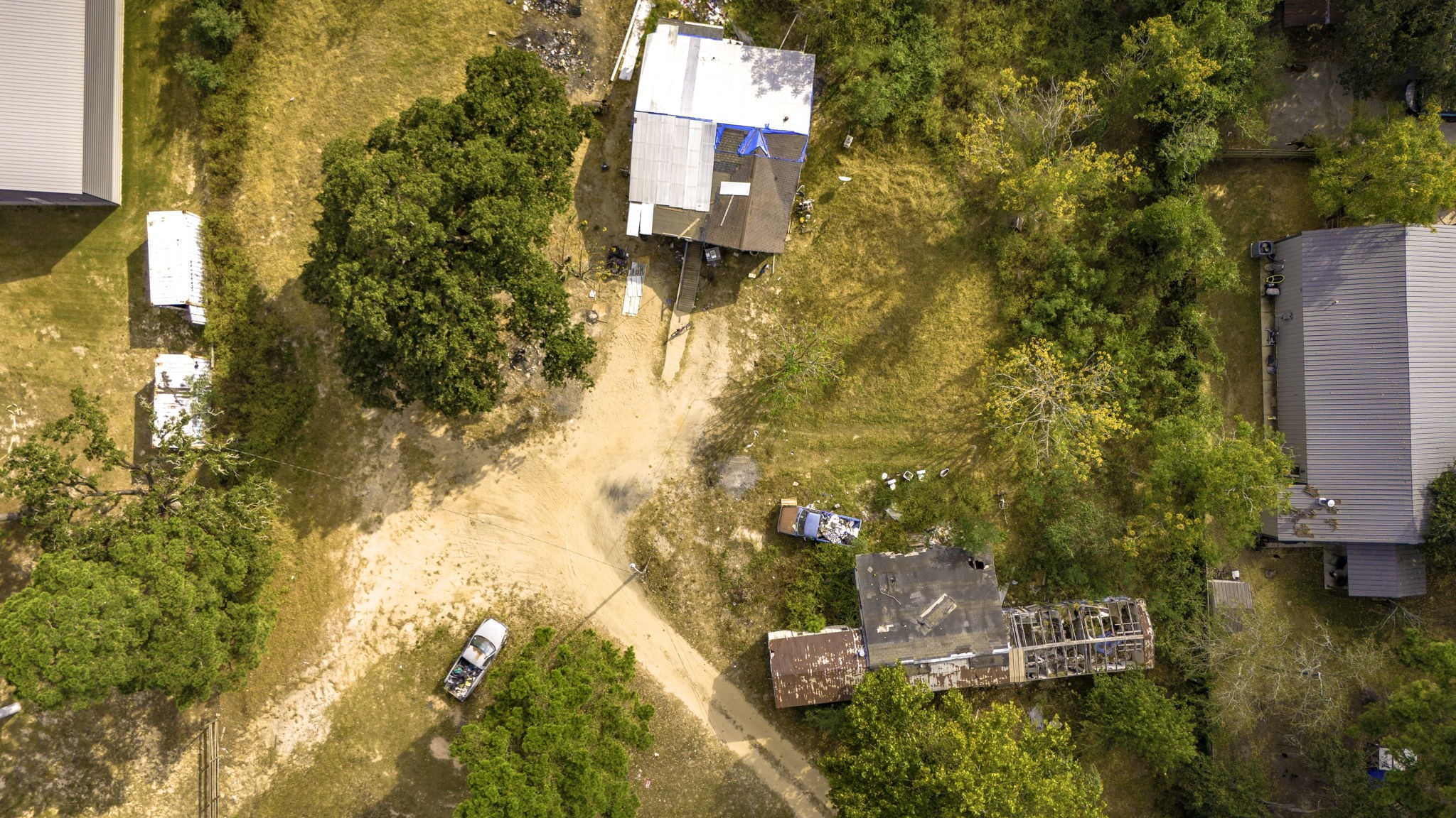 19791 Keenan Cut Off Road Montgomery, TX 77316 - Photo 25 of 41 front view of a house with a yard