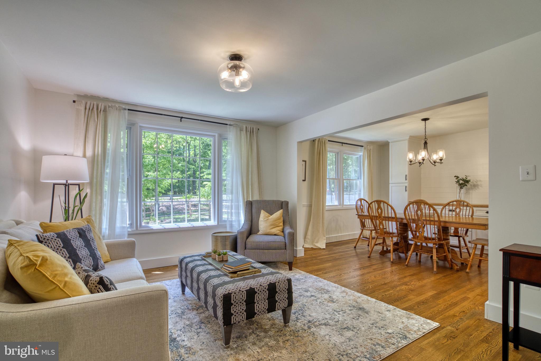 12010 Trotter Lane Reston, VA 20191 - Photo 14 of 79 Living Room with Great Backyard Views