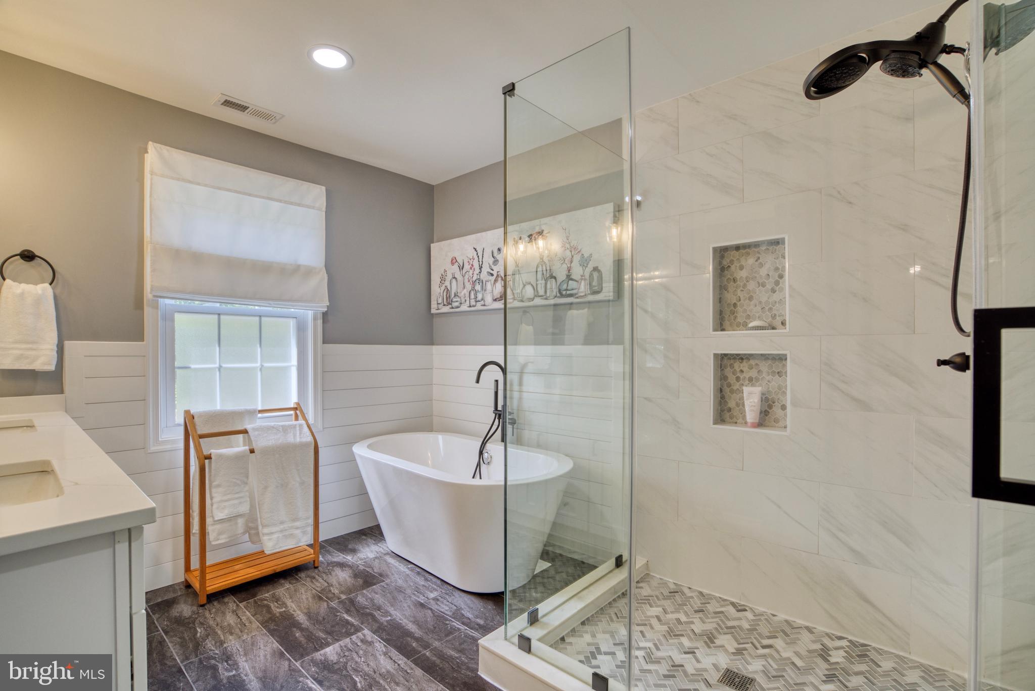 12010 Trotter Lane Reston, VA 20191 - Photo 22 of 79 Primary Bathroom with Glass Shower