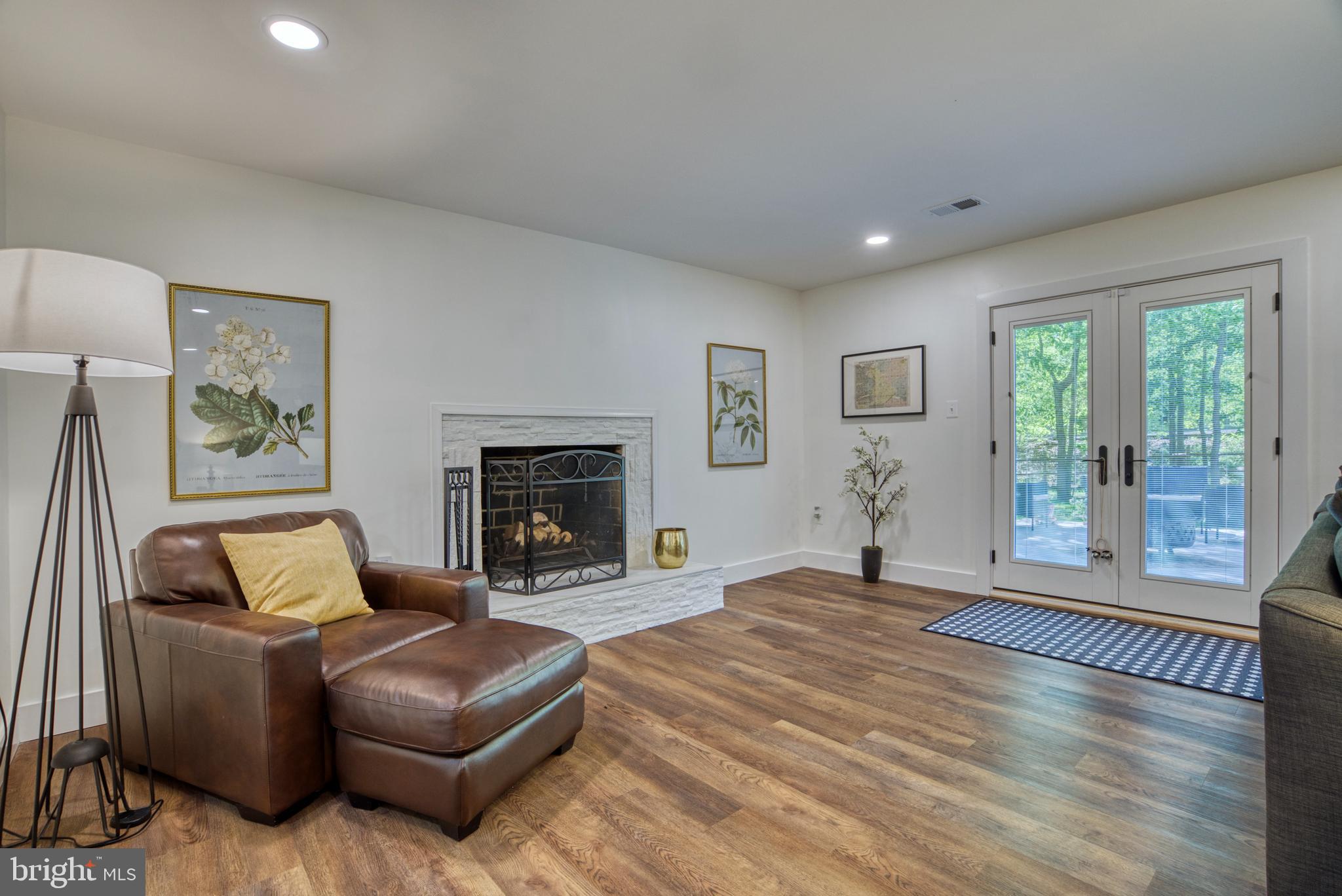 12010 Trotter Lane Reston, VA 20191 - Photo 31 of 79 Custom stone hearth & new pella security door