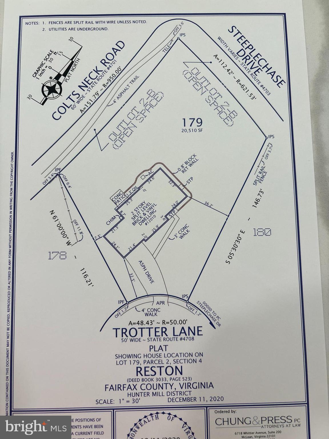 12010 Trotter Lane Reston, VA 20191 - Photo 71 of 79 Plat