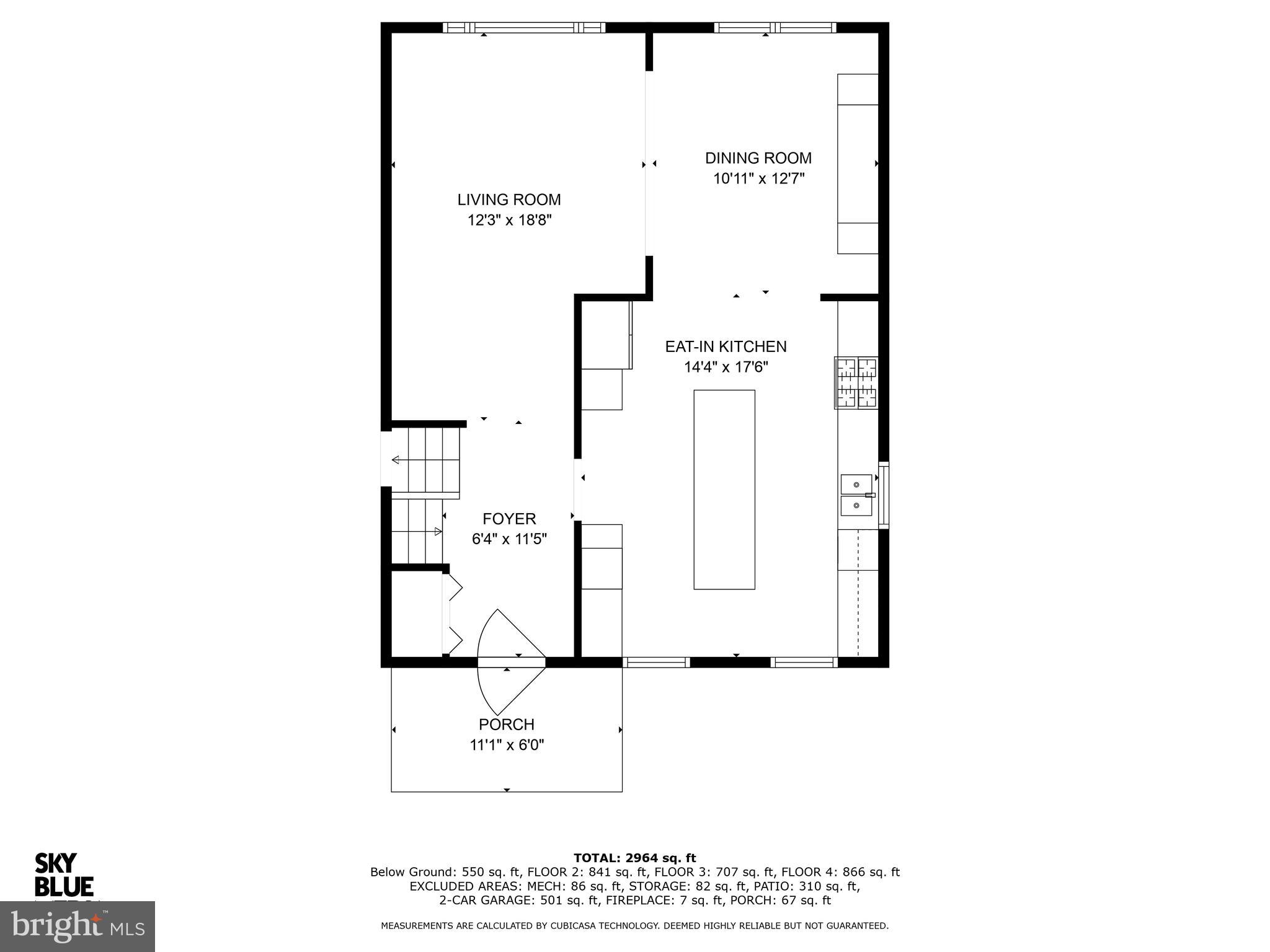 12010 Trotter Lane Reston, VA 20191 - Photo 75 of 79 Main Level - Floor Plan