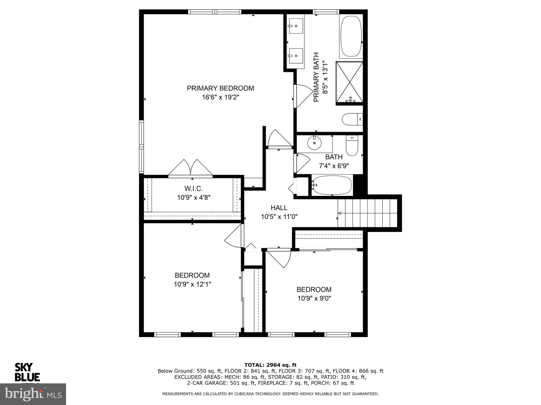 12010 Trotter Lane Reston, VA 20191 - Photo 76 of 79 Upper Level - Floor Plan