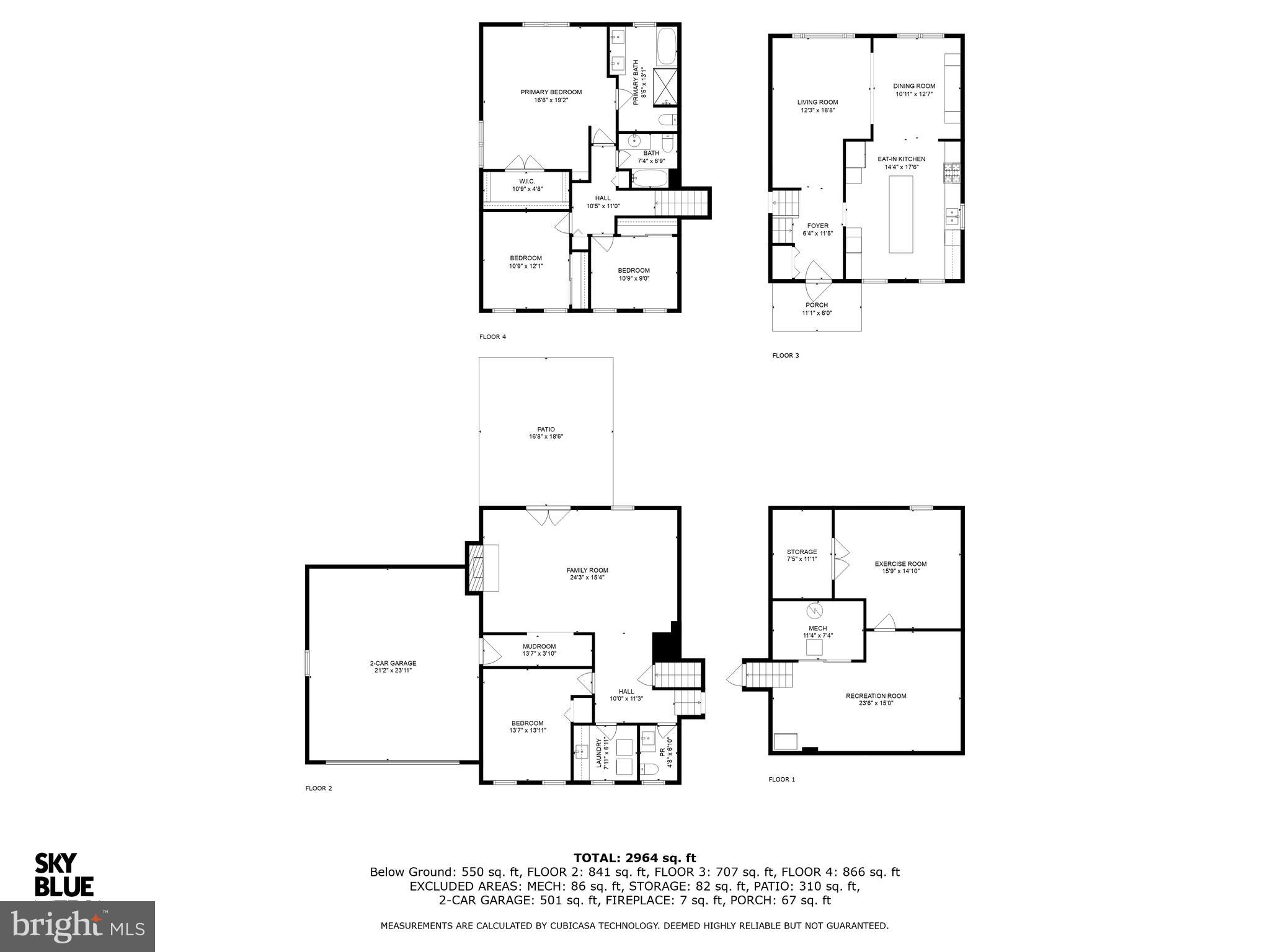 12010 Trotter Lane Reston, VA 20191 - Photo 79 of 79 All Floors - Floor Plan
