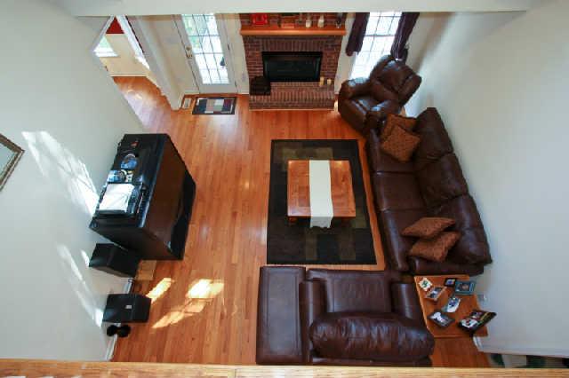 7584 Crow Cut Road Fairview, TN 37062 - Photo 15 of 20 Overhead view of great room looking down from crosswalk .
