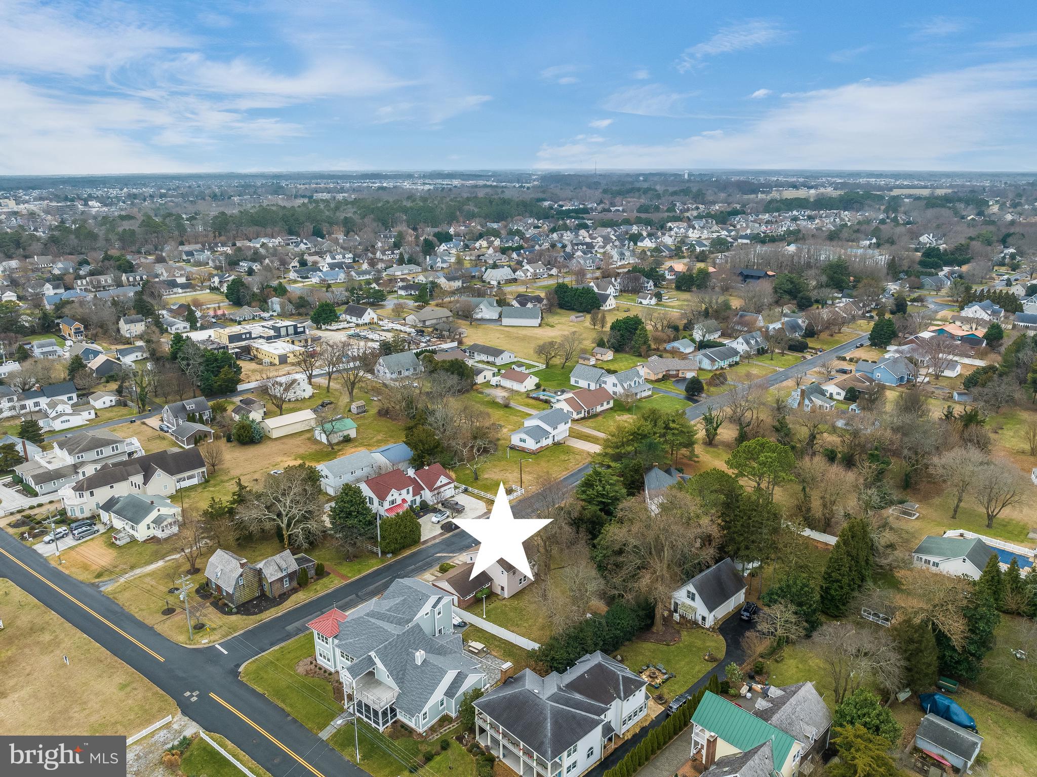 1-2 Harborview Road Lewes, DE 19958 - Photo 12 of 43 an aerial view of residential houses with outdoor space