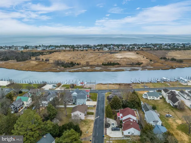 a view of a city and an ocean view