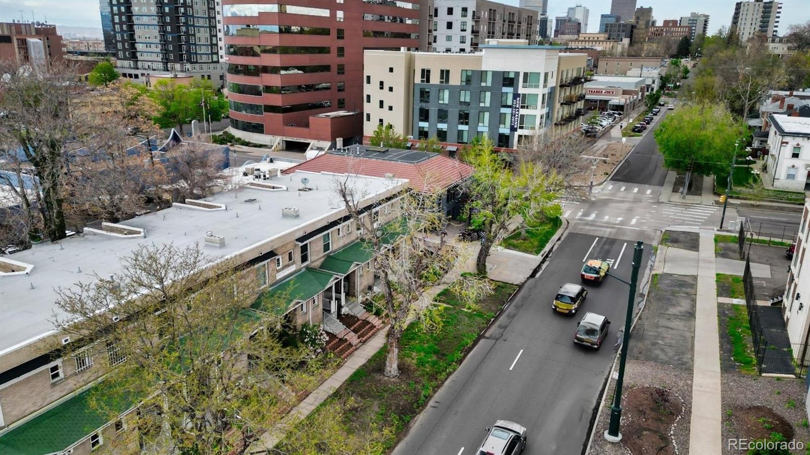 553 Logan Street Denver, CO 80203 - Photo 34 of 38 an aerial view of a city
