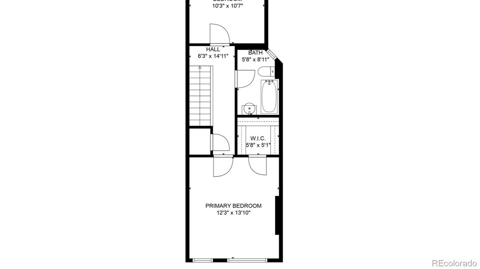 553 Logan Street Denver, CO 80203 - Photo 37 of 38 a picture of a floor plan