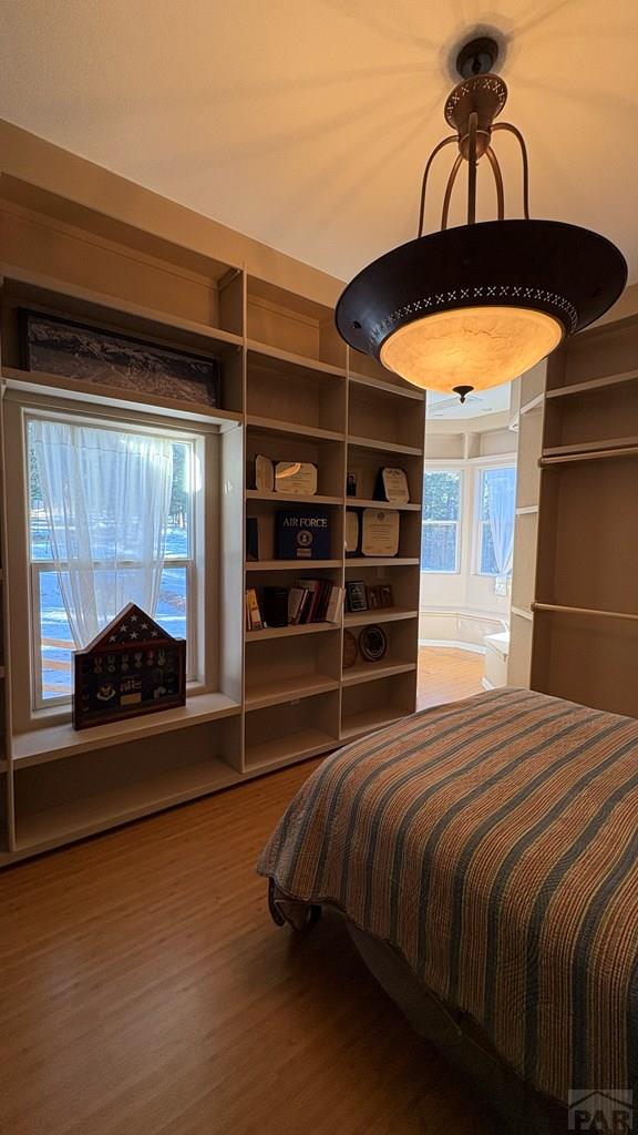 8295 Green Lane Rye, CO 81069 - Photo 38 of 88 a bedroom with a bed and a walk in closet