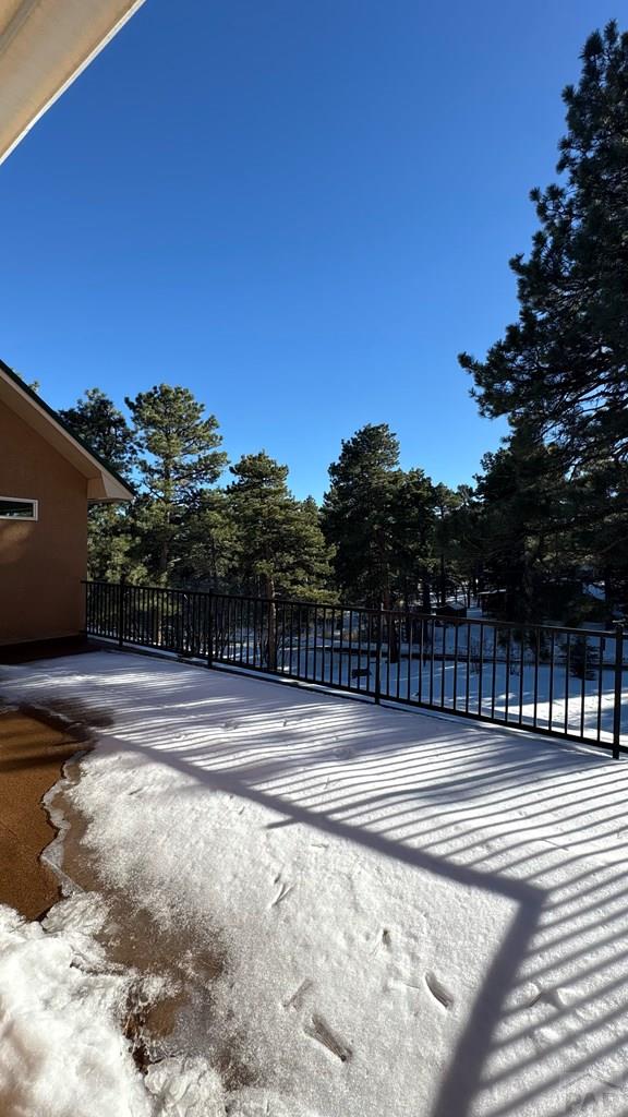 8295 Green Lane Rye, CO 81069 - Photo 79 of 88 a view of swimming pool with outdoor seating and wooden floor