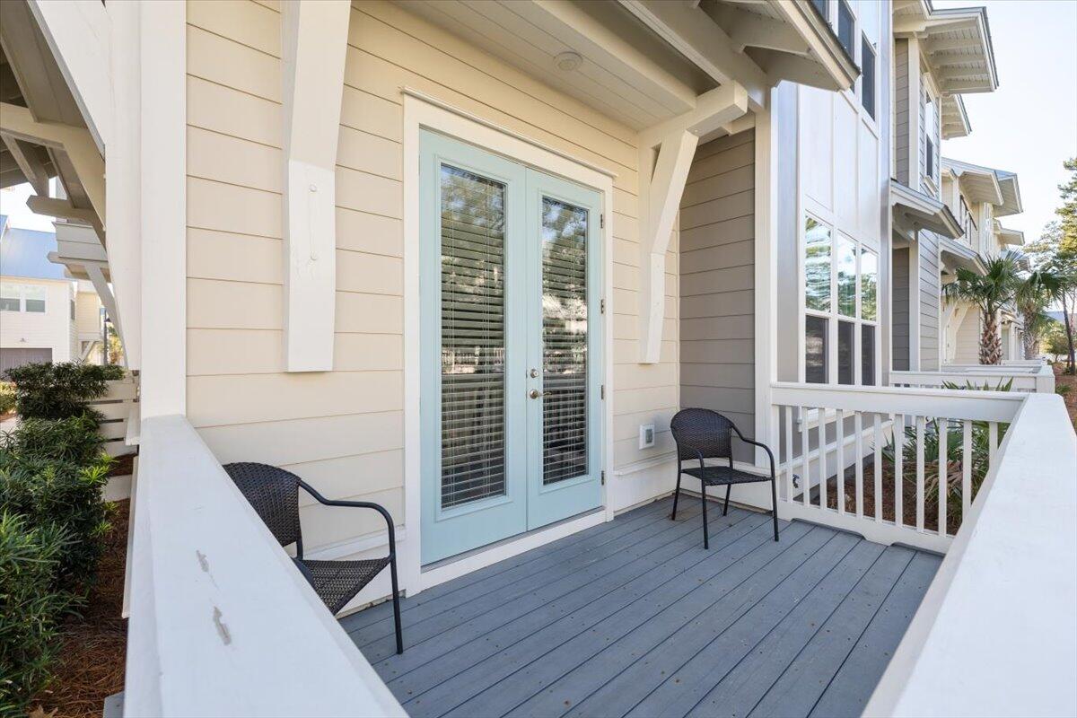 36 York Lane, Unit B Inlet Beach, FL 32461 - Photo 21 of 33 Private deck