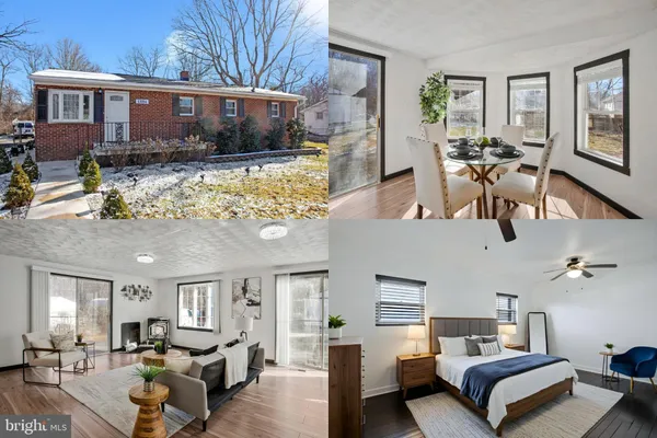 a bedroom with furniture and wooden floor
